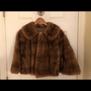 Vintage Mink Stole - Size Small